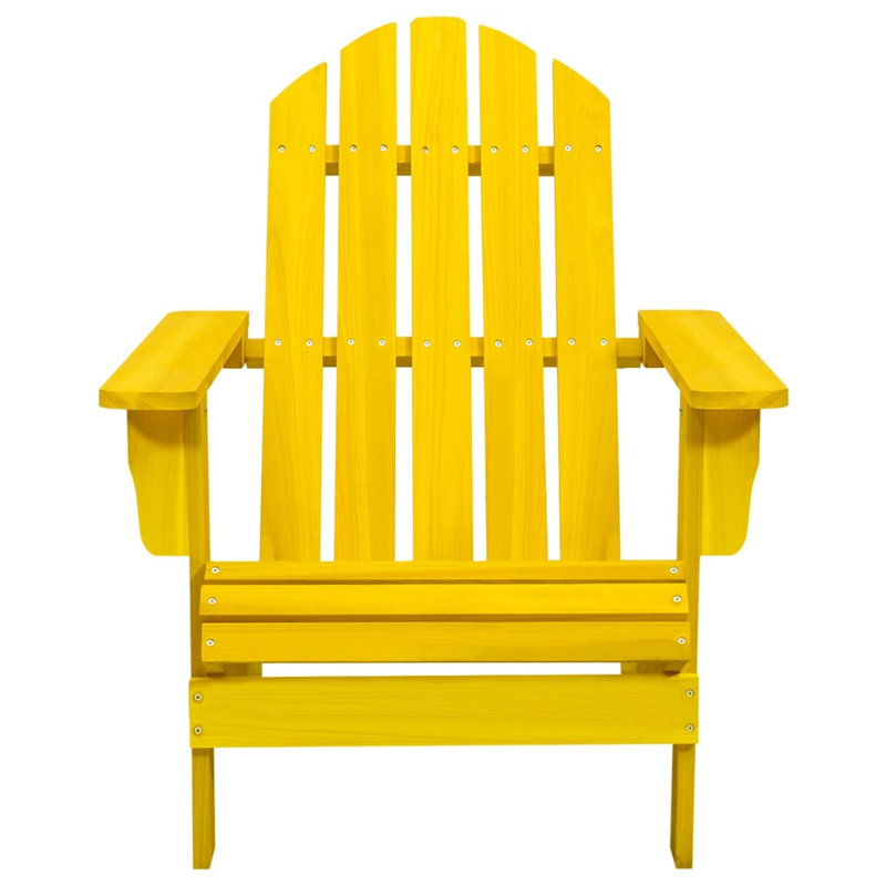 Tackett Outdoor Single Sun Lounger, Yellow