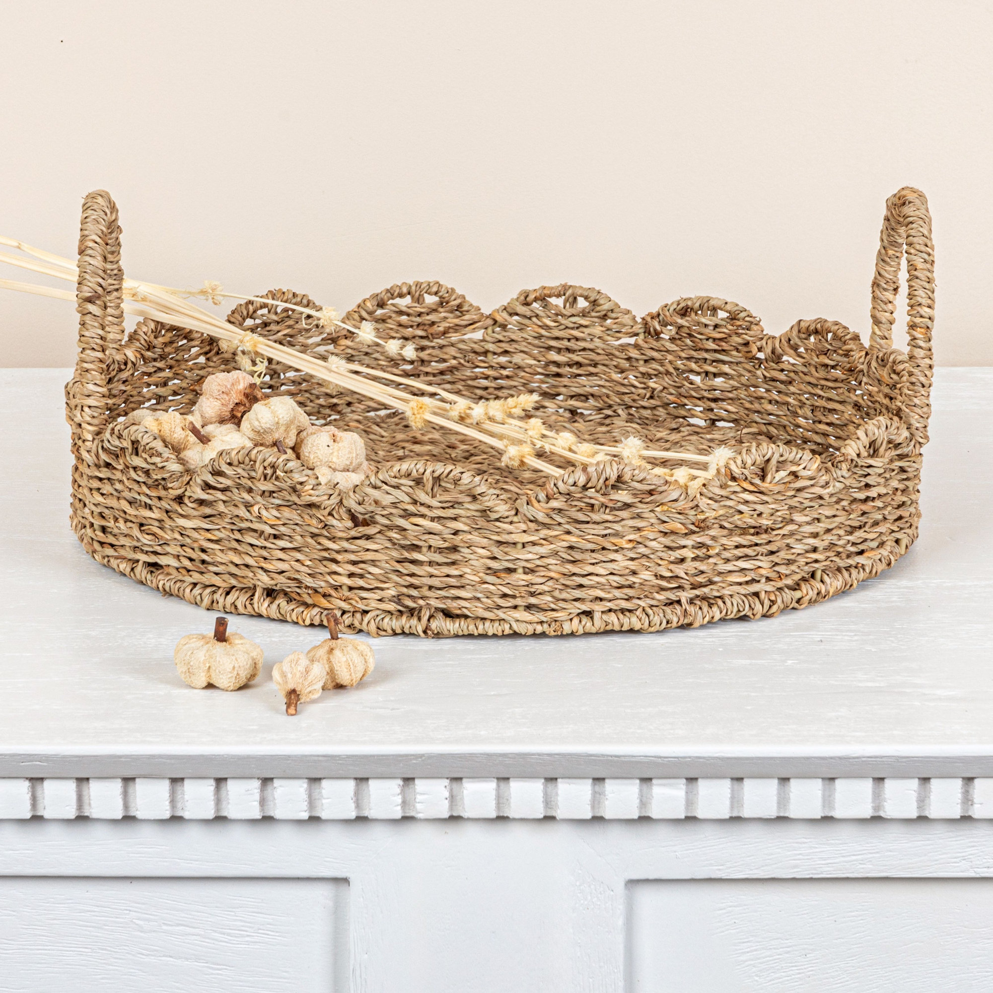 Fraga Wicker Tray - Set of 1