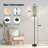 PeeNoke 68.5" Standing Floor Lamp seamless floral cute birds spring for Wedding anniversary birthday Dimmable Metal Pole Lamp with Linen Lampshade LED Bulb Included