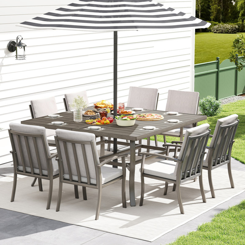 Ensemble repas 9 pièces Alulux