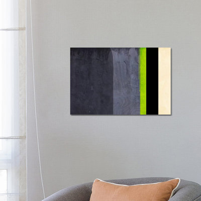 Honeydew Slate by Metro Lane - Wrapped Canvas Print