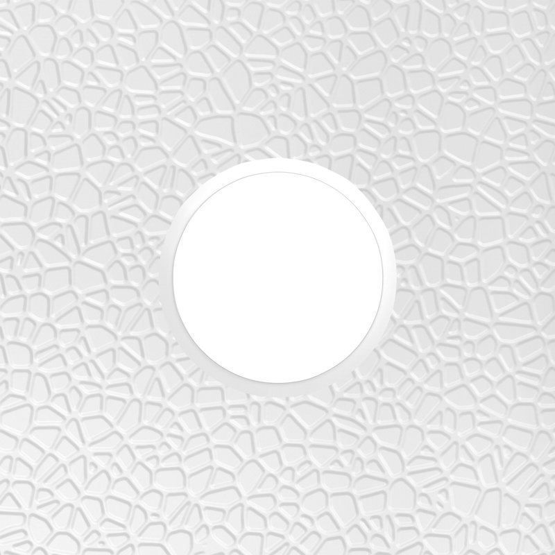 White Acrylic 36'' Neo-Angle Shower Base with Corner Drain