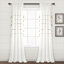 Paire de rideaux semi-transparents avec passe-tringle -1798734824-1798734825