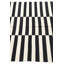 Tapis noir et blanc Orta