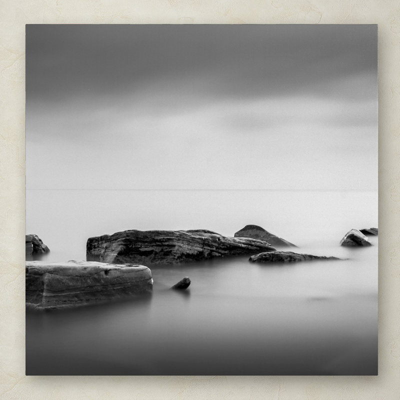 « calme », reproduction de photo sur toile tendue, H 14 po x l 14 po x P 2 po