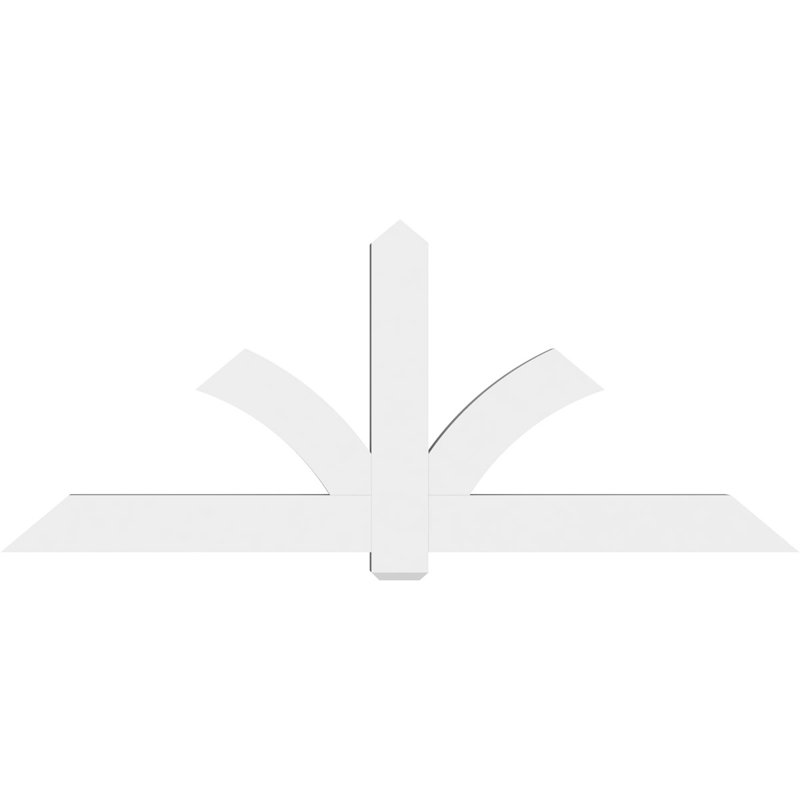 Support pour pignon en PVC Redmond, H 35 po x l 84 po (pas: 10/12), P 4 po x F 6 po