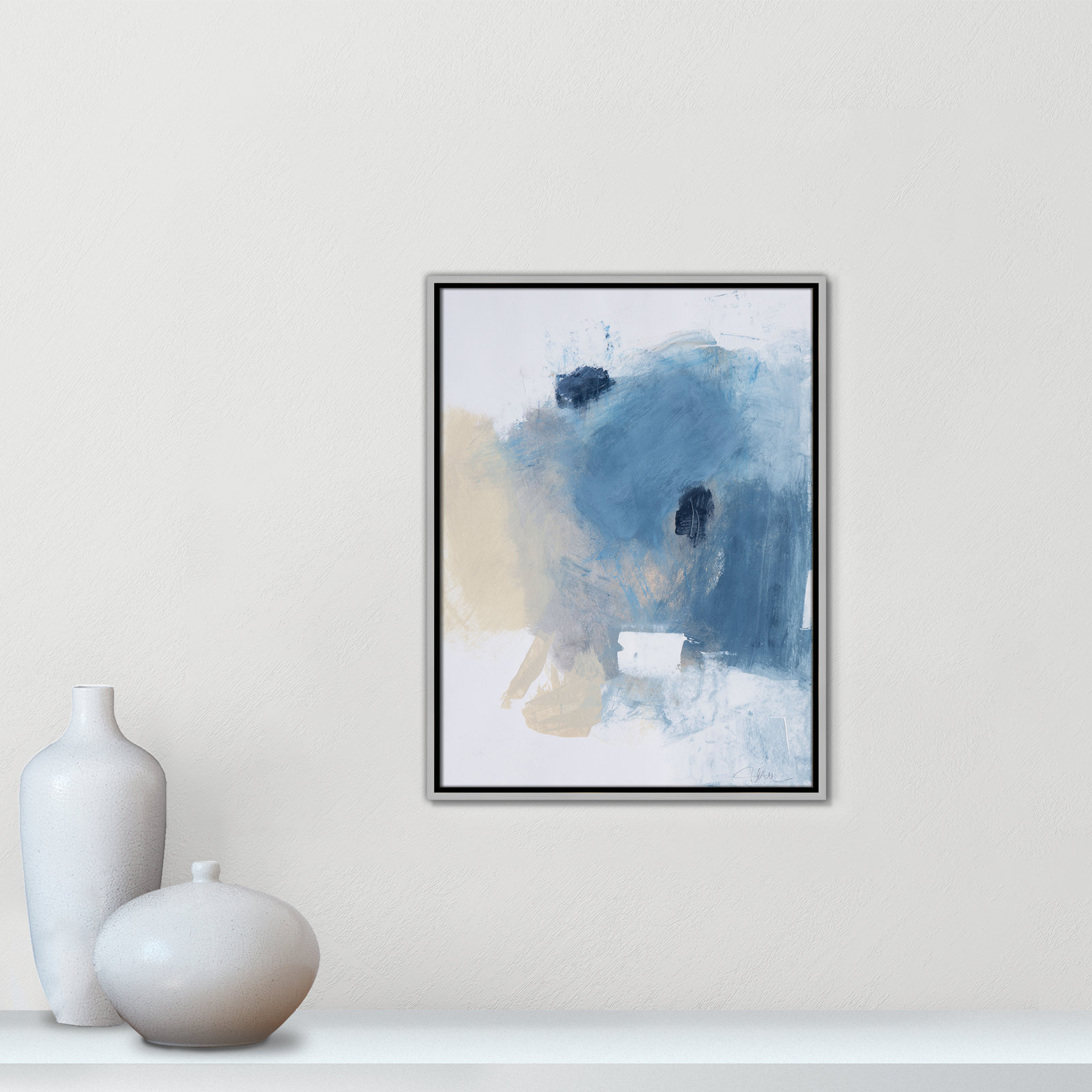 Coastal Carnival I Print by Casa Fine Arts, No Mat, 25.5" H x 19.5" W x 2" D, Silver Floater Framed Canvas