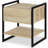 Manraj 17.25'' W Metal Nightstand-1893001997