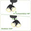 LED ceiling spotlight 1 flames modern 4W warm white 3000K-11780418