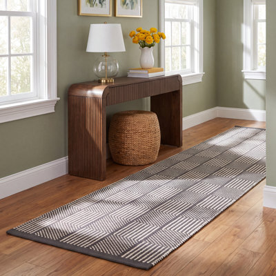 Squares Grey Indoor/Outdoor Rug