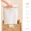 Panier à linge en osier naturel, pliable et tissé à la main, avec couvercle-1883908901-1883908902