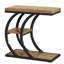 Table de bout de style contemporain, table d'appoint à 3 niveaux, table de canapé