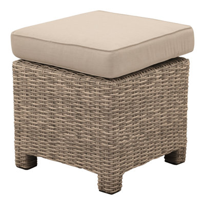 Wicker Outdoor Ottoman