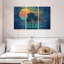 Groovy Tropical Sunset - 3 pièces de toile tendue-1149563619