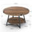 Jahaira Round Coffee Table with 2-Tier Storage Shelves-1675270995