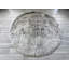 Tapis rond en fausse peau de mouton gris tissé à la machine Mar Vista-1036480442