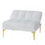 Tissu convertible futon avec pieds en métal