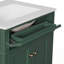 Meuble-lavabo en bois avec lavabo, 2 portes et tiroir basculant-1379517843