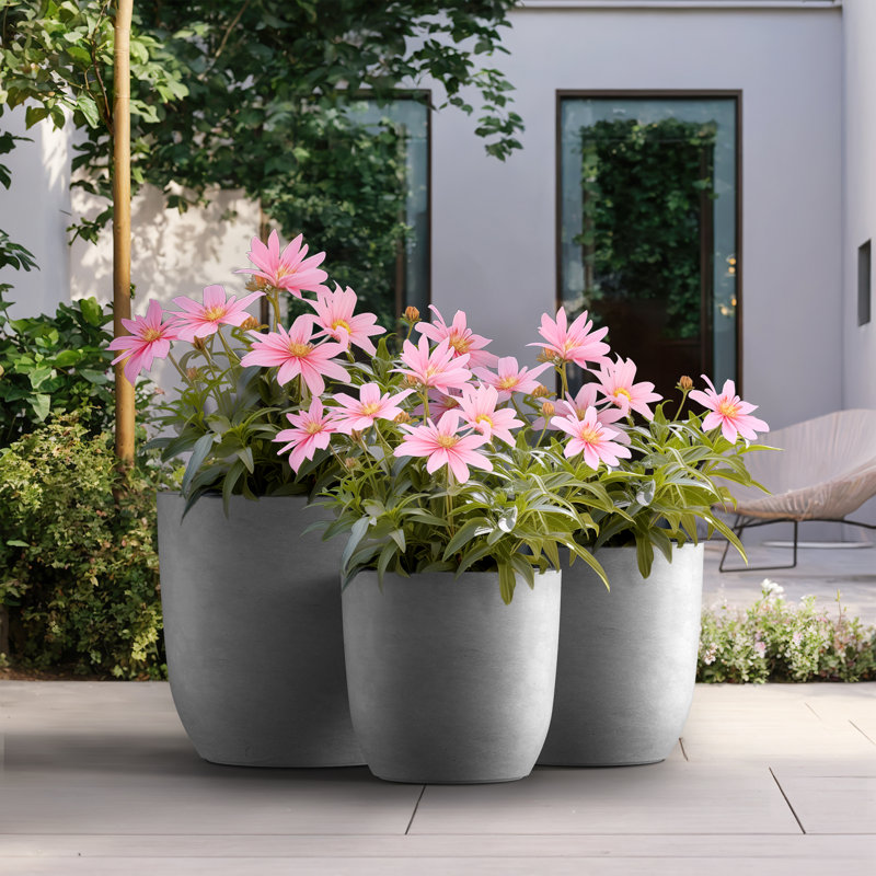 Keyondria Handmade Pot Planter, Stone