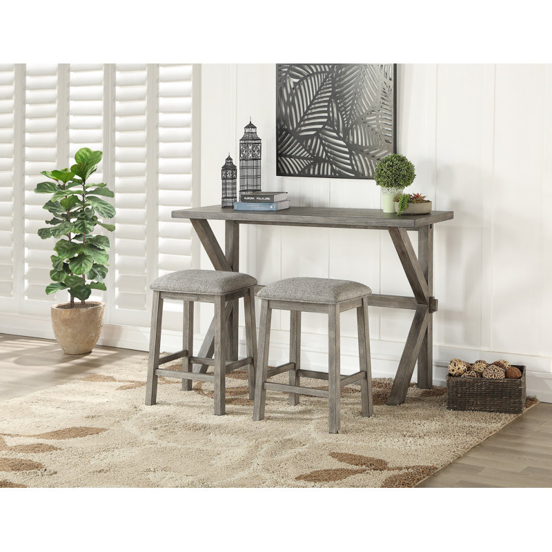 Aamari 2 - Person Trestle Dining Set