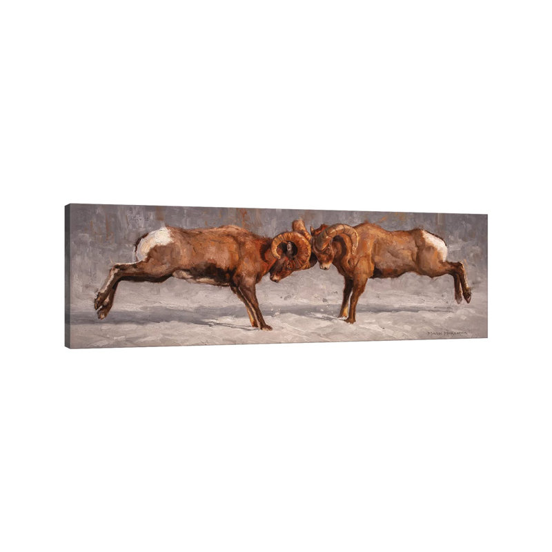 Make Or Break by Mark McKenna - Panoramic Painting on Canvas, Wrapped Canvas, 30.48cm H x 91.44cm W x 3.81cm D