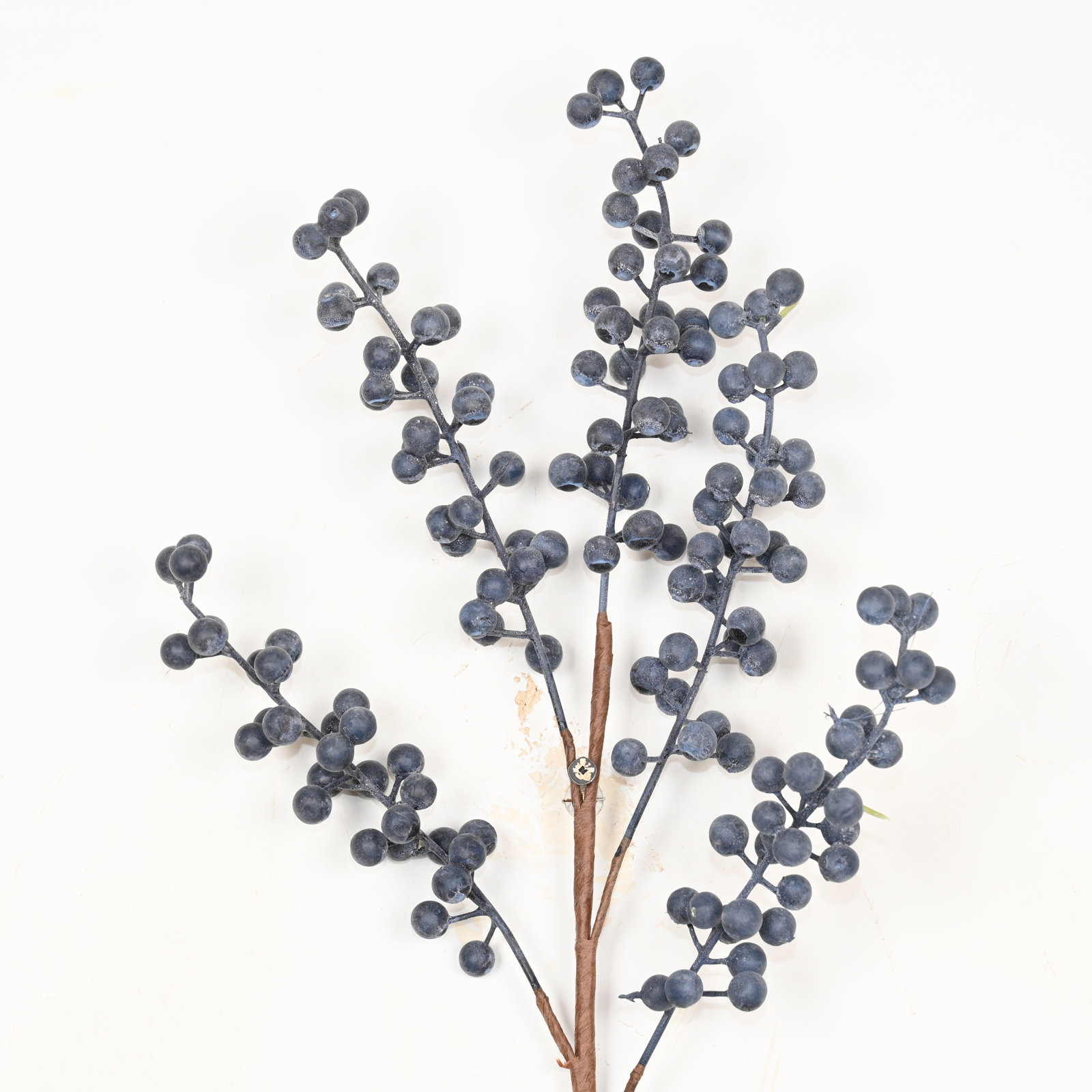 16" Artificial Fall Sprays Berry Branches For Vase Filler, Farmhouse Long Stem Faux Flower For Holidays, Wedding Party Table Decoration, Fall Winter Home Decor, Set Of 5