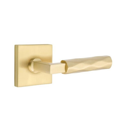 Emtek Select Passage Interior Mortise w/ Square Rosette & L-Square Stem, Tribeca Lever