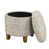 Cream Woven Polyester Blend