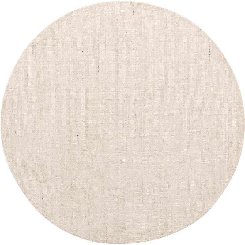 Liabah Wool Striped Indoor Rug, Round 3'3"