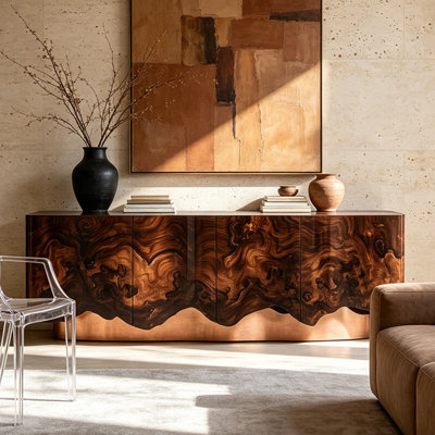Buffet simple et moderne de style italien