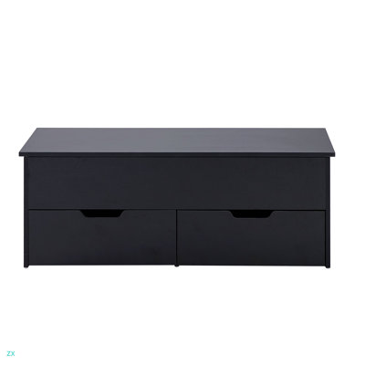 Lift-Top Coffee Table With Storage Center Tables Hidden Compartment & 2 Drawers, Sofa Table For Living Room