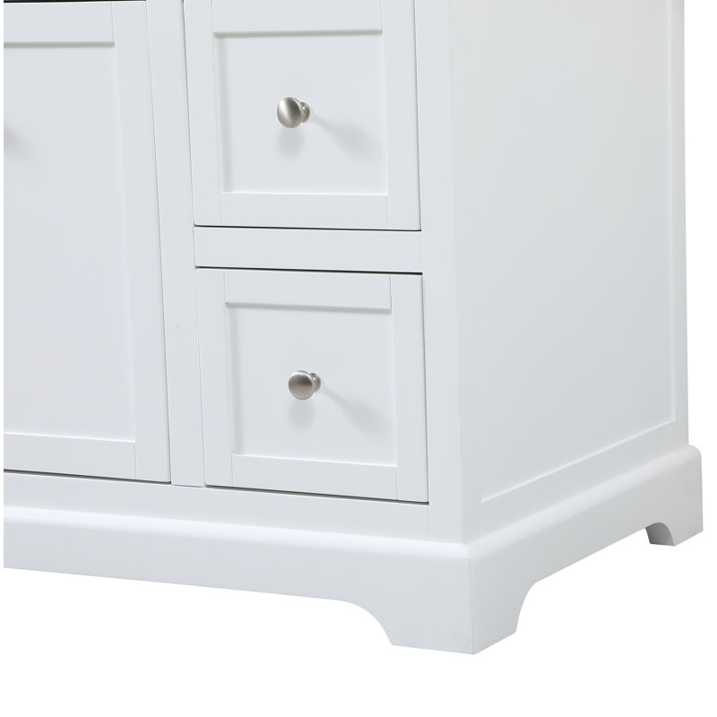 Ensemble de meuble-lavabo simple 48 po Pardue, Blanc
