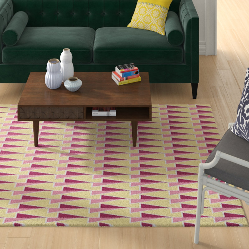 Jordao Geometric Indoor Rug, Rectangle 5' x 7'
