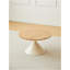 TABLE RONDE BLANC + BOIS