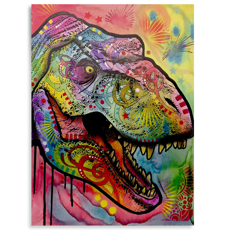 « i rex 1 », impression, H 22 po x l 16 po x P 1 po, Aucun mat, Sans cadre