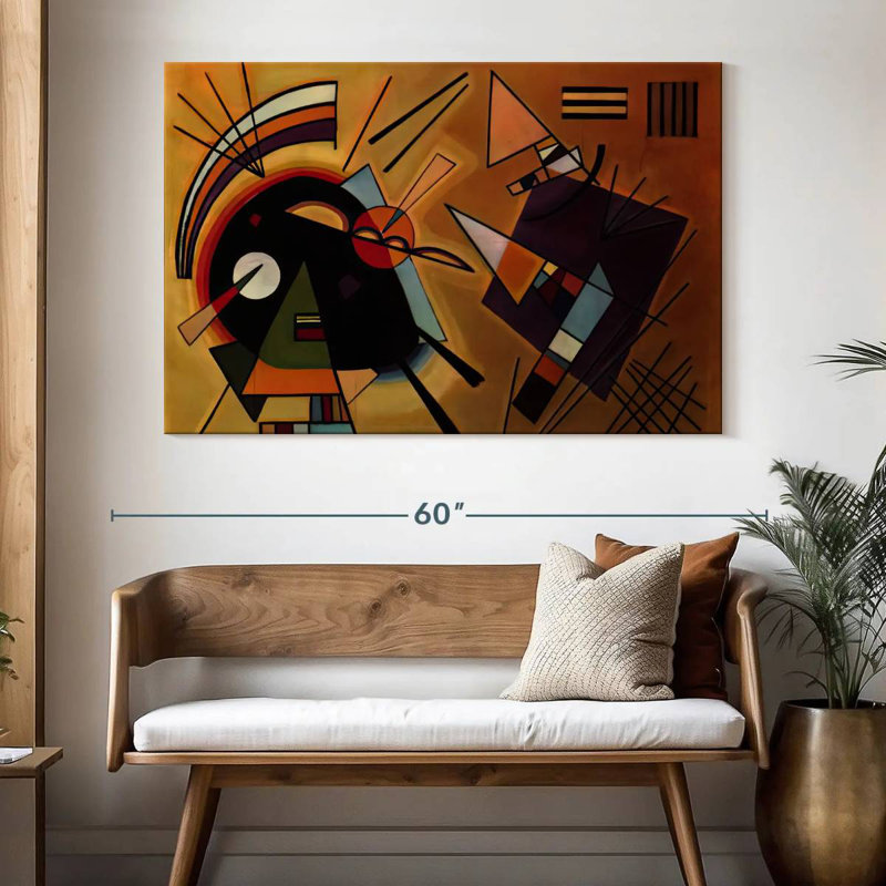 Avery Black And Violet, 34" H x 51" W
