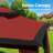 20 Ft. W x 10 Ft. D Metal with Steel Patio Gazebo-93569466