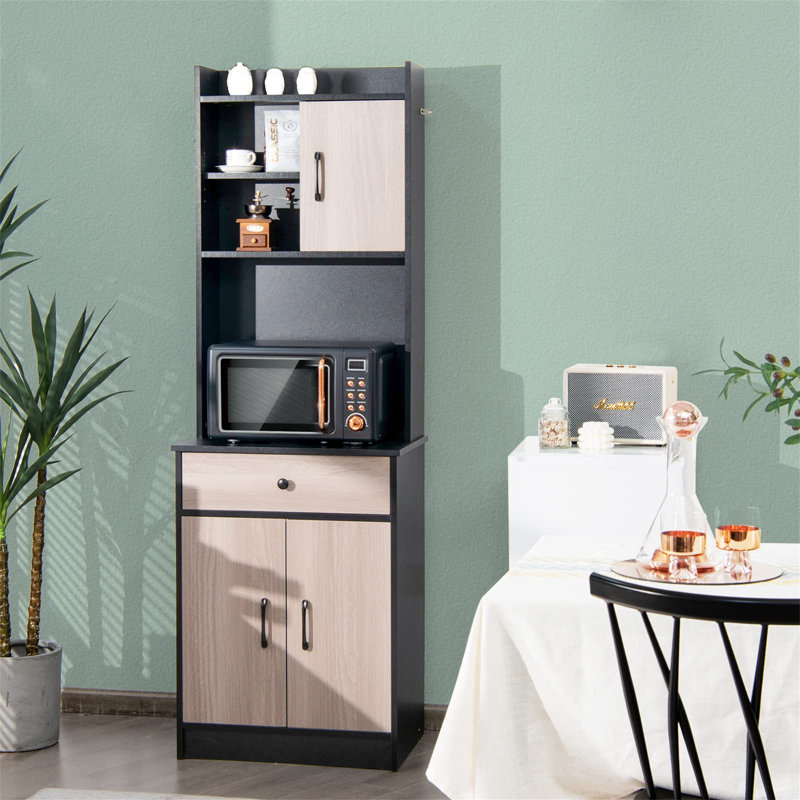 Reimers Kitchen Pantry, Black