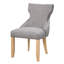 Chaise d'appoint rembourrée en tissu Elijah-1886217543