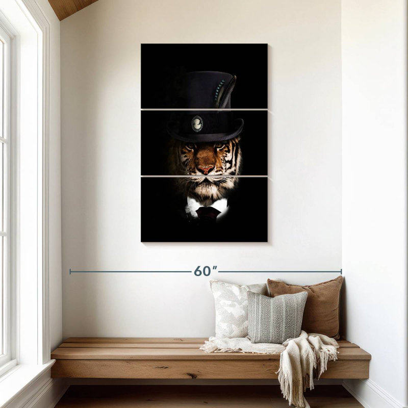 Ketti Classy Tiger I, 45" H x 28" W
