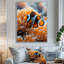 Art de mur de corail orange blanc et corail - merveille de corail-718927541-718927551