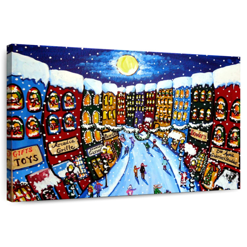 Sireci Winter Holiday Sireci Shoppers, 26" H x 39" W