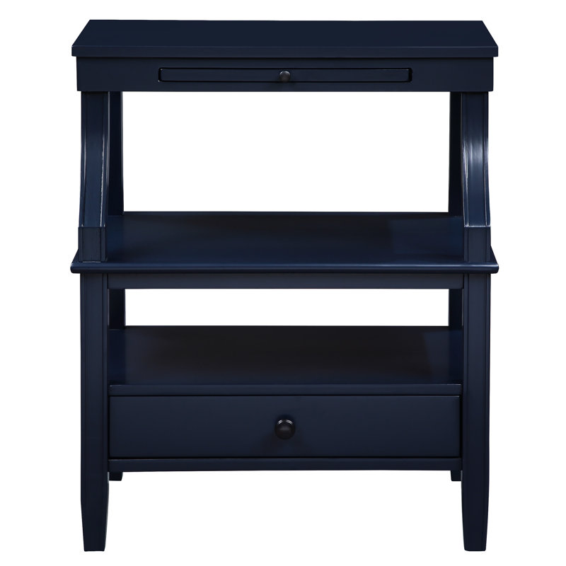 Table de chevet avec tiroirs Classic Midnight Blue, Marine