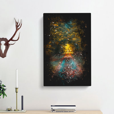 Endless Autumn Forest in Germany - Wrapped Canvas