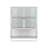 Dalet Modern Two-door Wall Cabinet with Enclosed Storage,Open Shelf and Towel Rack-154060804