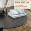 White Round Dining Table, 31.5 Inches Modern Kitchen Table...-800165336-800165343