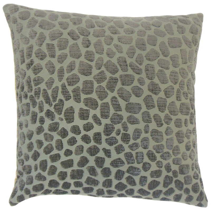 Coussin lameez, Étain, 20 po x 20 po
