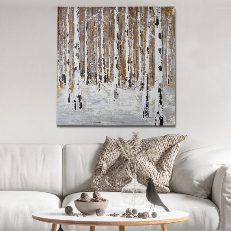 Elena - peinture sur toile tendue, L 20 po x H 20 po