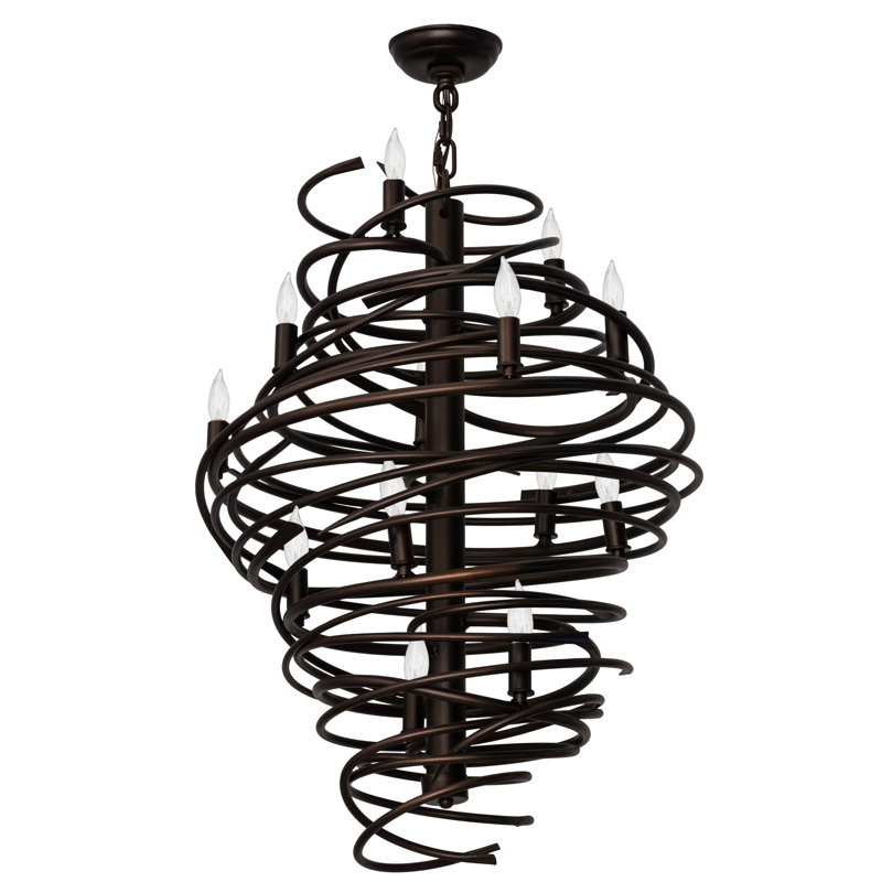 Caylen 13 - Light Dimmable Geometric Chandelier