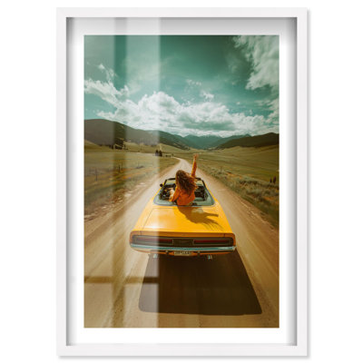 «Convertible Freedom Shadowbox Print», reproduction de photo par Notoriart, cadre blanc, 20 x 30